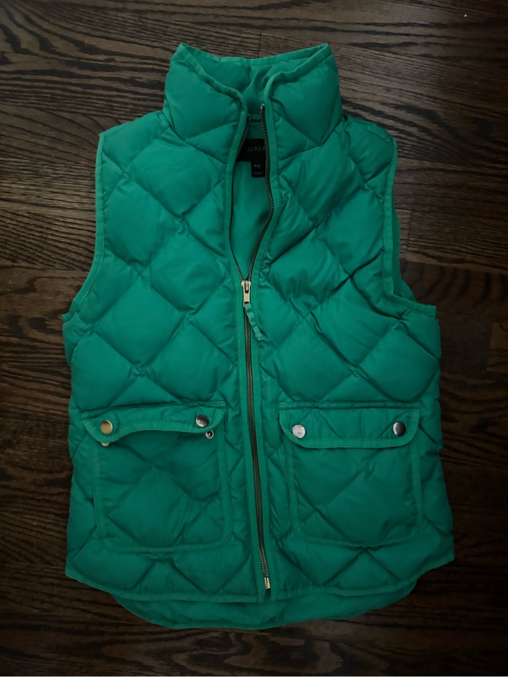 Quilted Green Puffer Vest - Classic Outdoor Layer
